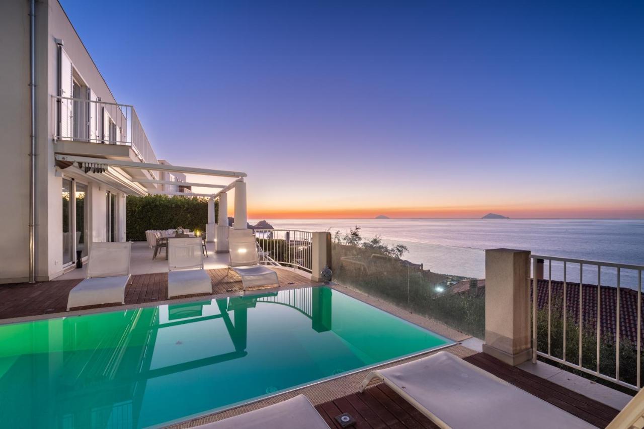 Villas D'Orlando - With Private Pool And Sea View Capo d'Orlando Luaran gambar